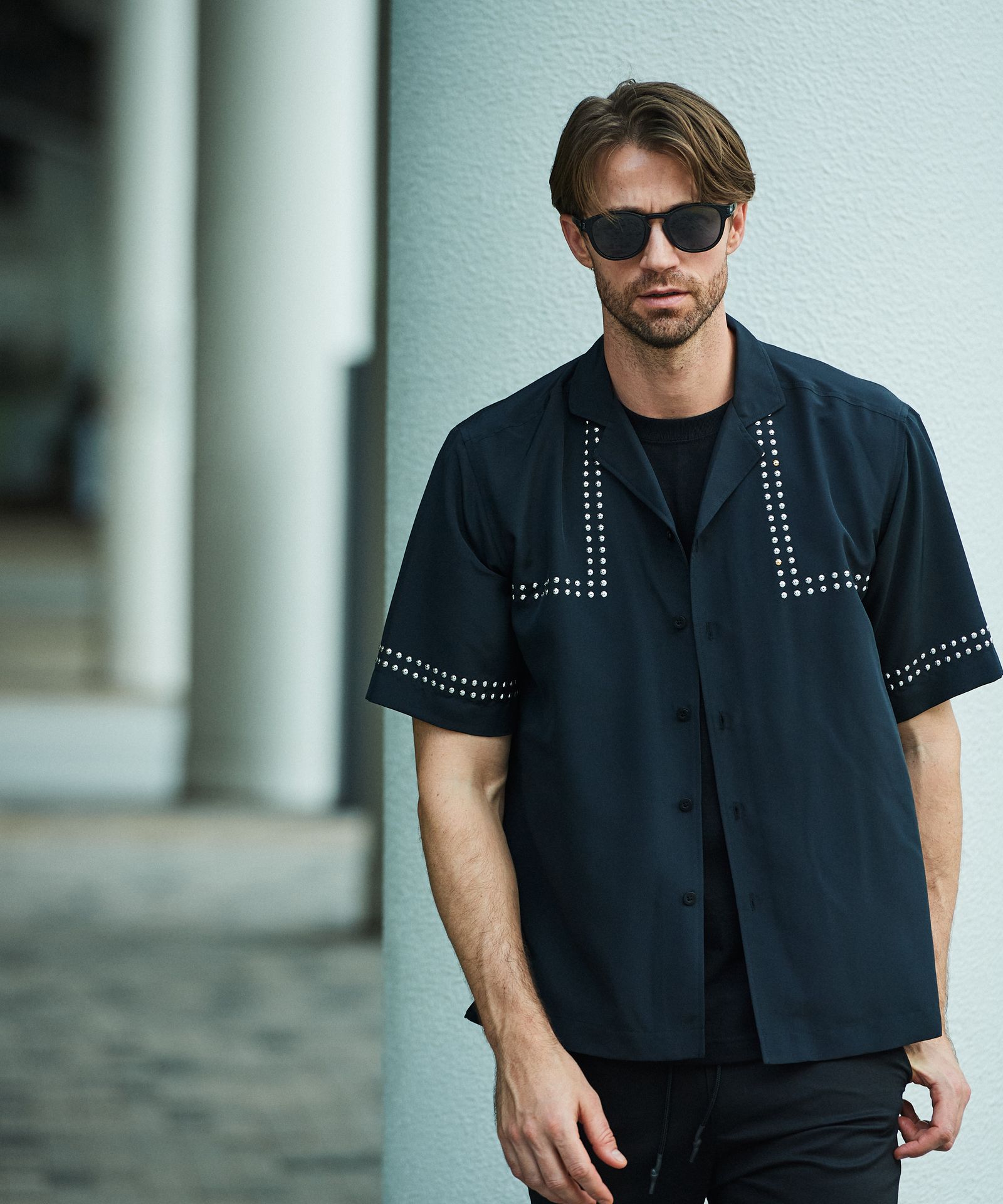 今年も話題の Collar Open Metal - ACANTHUS Shirt オープンカラーシャツ / トップス