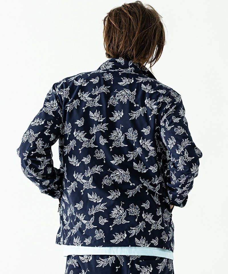 ACANTHUS x muta MARINE / Light Dry Stretch Jacket / ジャケット / NAVY BOTANICAL