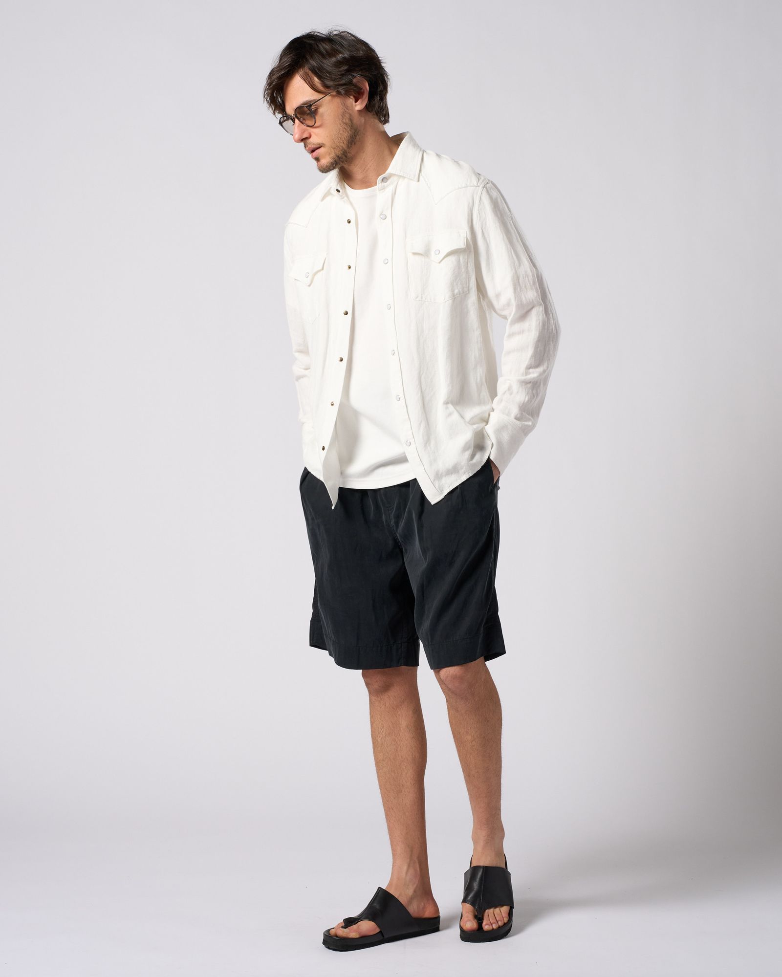 ☆先行予約☆ ラグジュアリーコットンクルーネック S/S  カットソー /  luxury cotton S/S / WHITE [7134 cj72i]