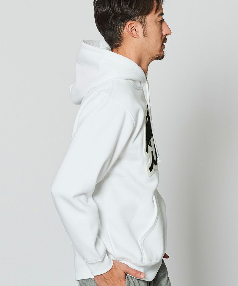 ACANTHUS x muta MARINE / muta Script Logo Hooded Sweatshirts / パーカー / WHITE / MA2432