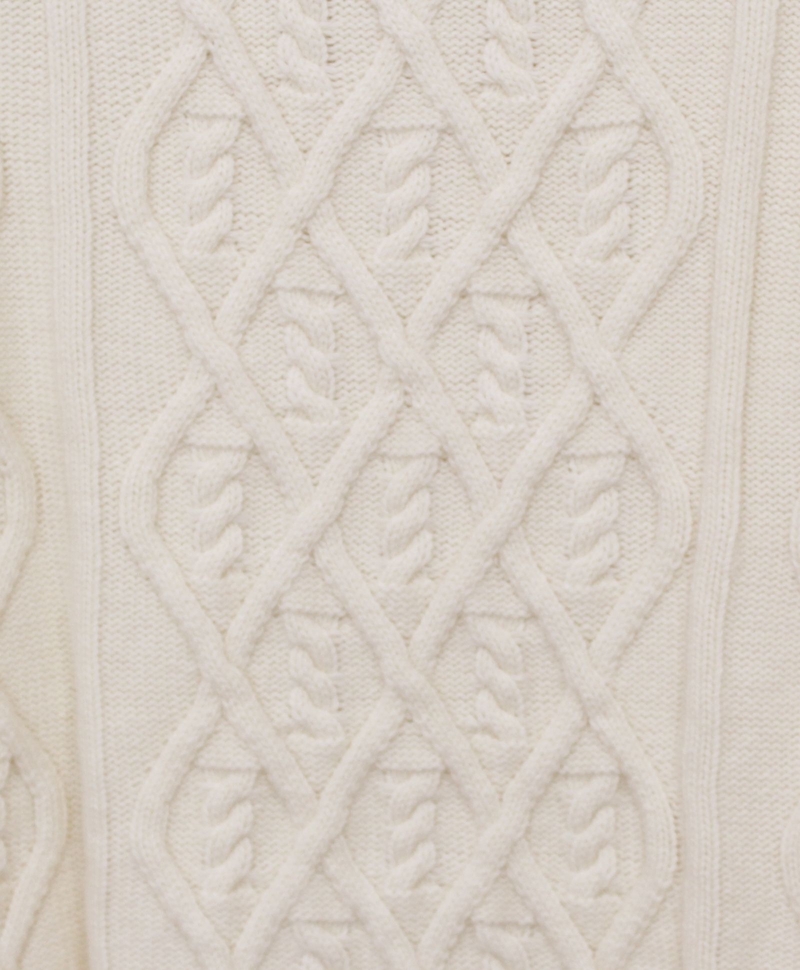 クルーネックニット / NUMBER KNITWEAR / WHITE 【KRW 702】