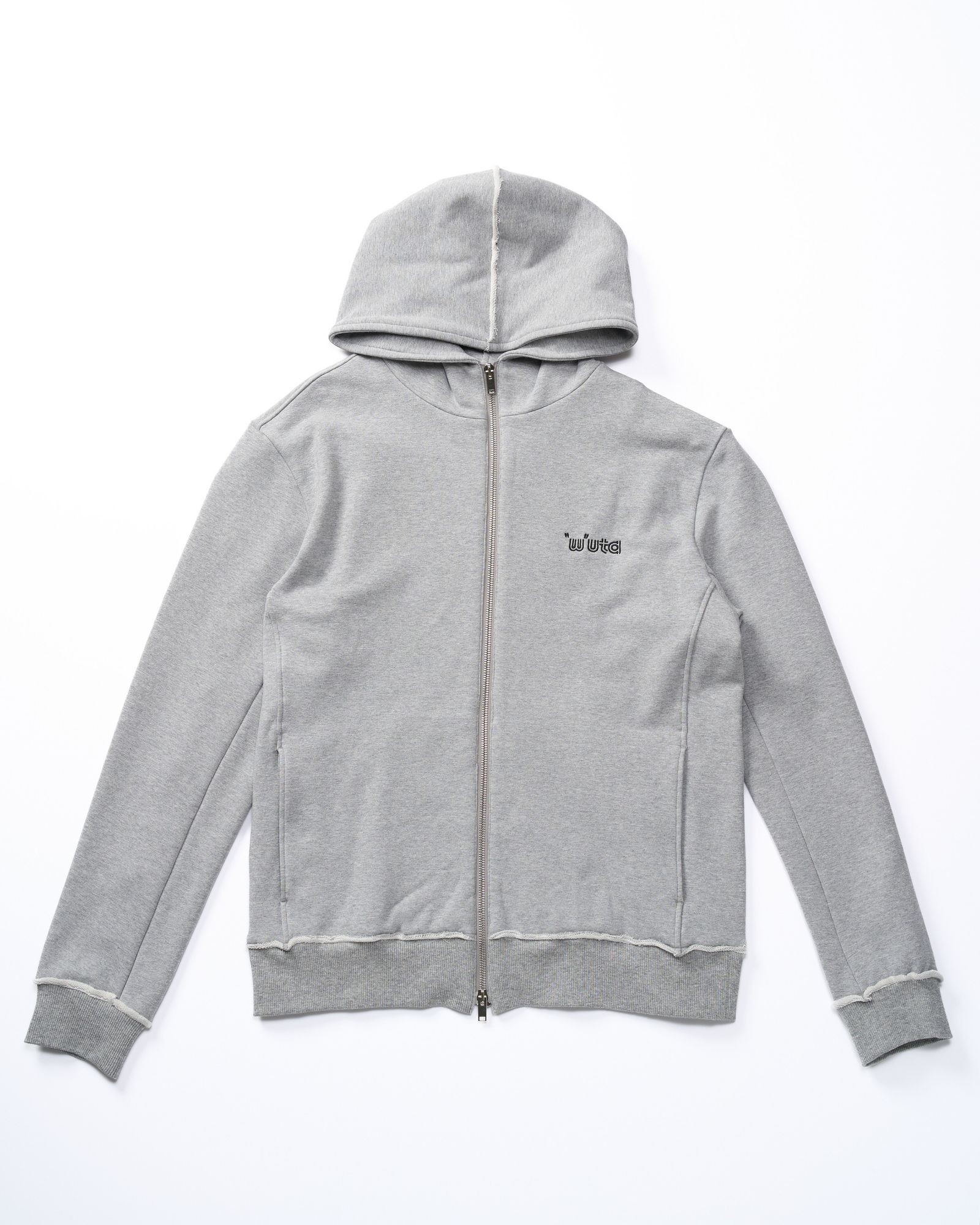 ☆先行予約☆ muta × wjk  / 高密度ストレッチ裏毛リブスウェットパンツ / super urake zip-up parka / T.GRAY [206 mw07j]