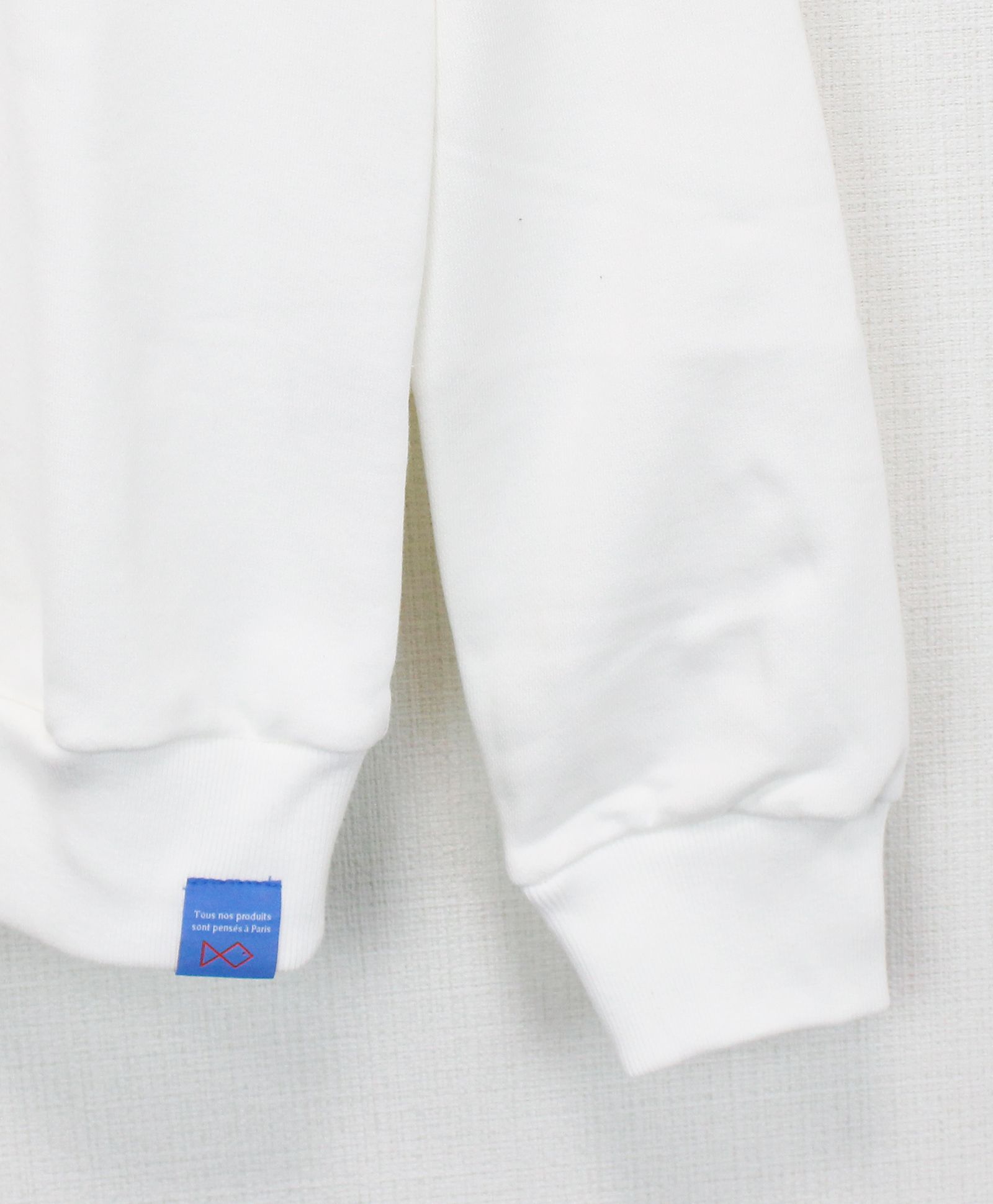 スウェット / Tiphanie Sweat / White x Royal Blue