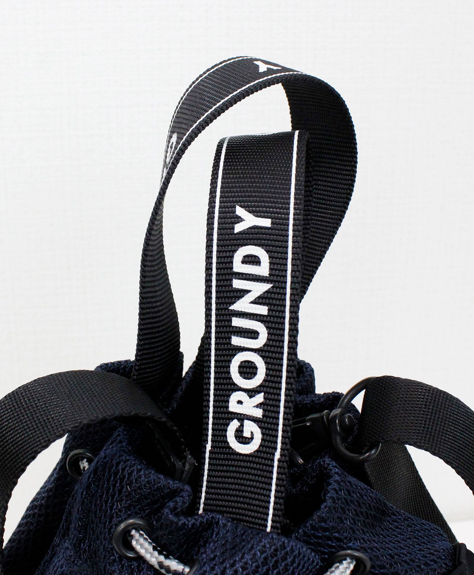 LOGO TAPE 2WAY MESH MINI BAG / メッシュミニバッグ / ネイビー [GP-I03-651-2]
