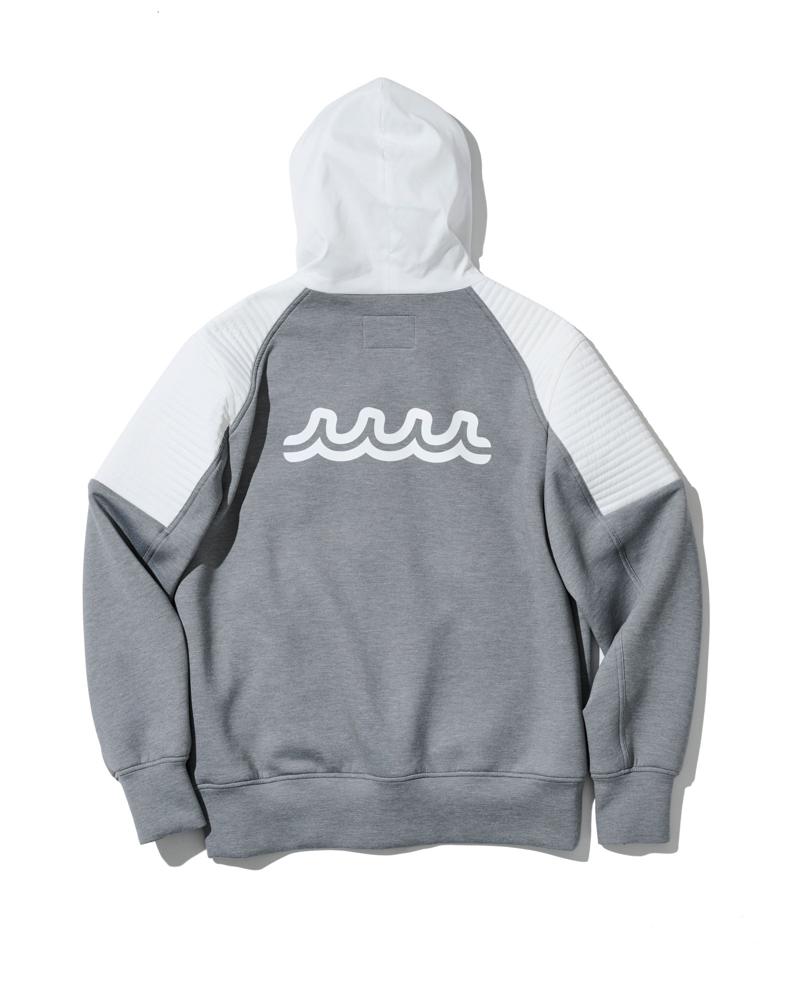 ☆先行予約☆ muta MARINE × ACANTHUS / ジップアップバイカーパーカー / Double-knit Biker parka / GREY【MA2652】