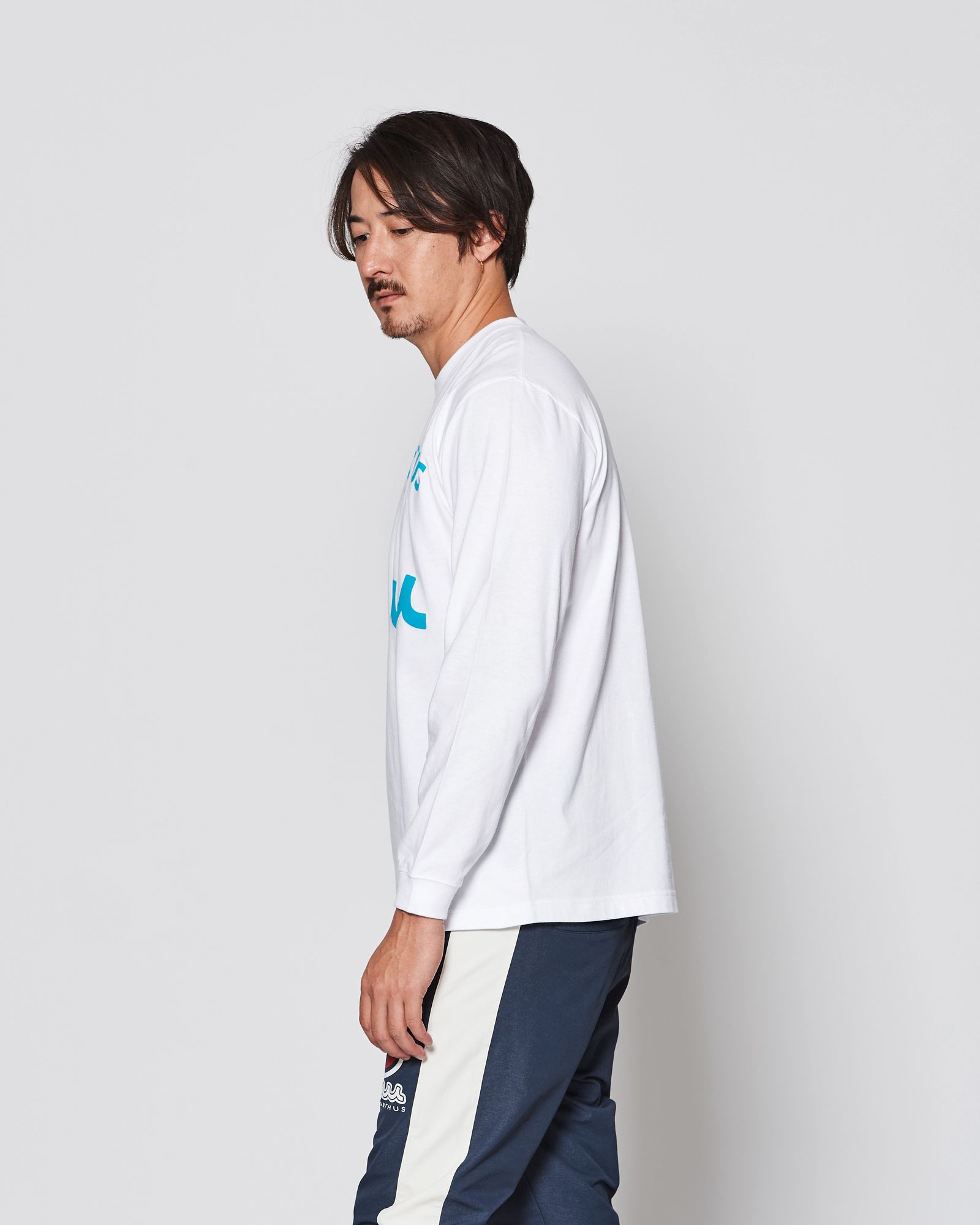 ACANTHUS × muta MARINE / muta Multi Logo L/S Tee / ロンT / WHITE 【MA2540】
