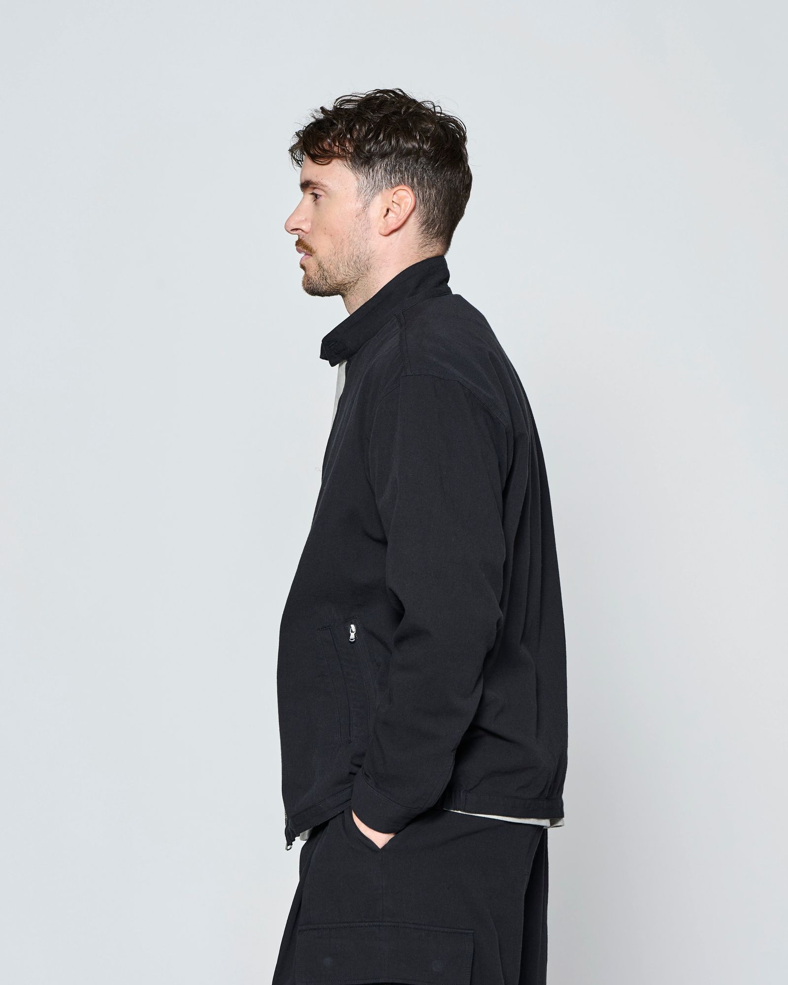 ☆先行予約☆ ハリントンジャケット  /  Harrington Jacket / BLACK 【JK2702】