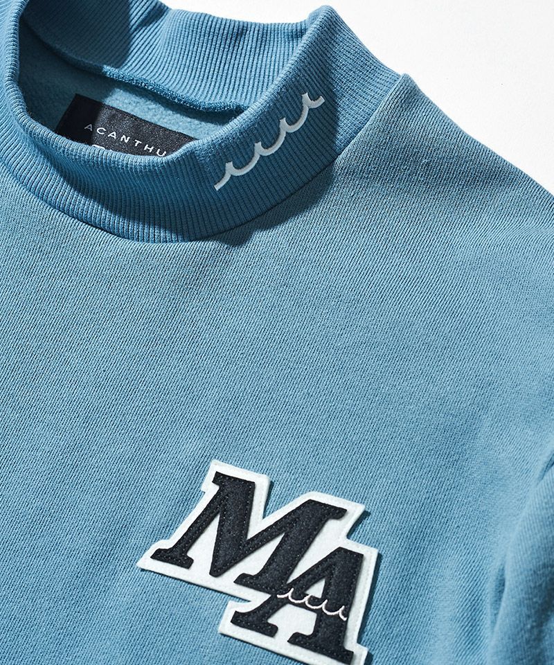 ACANTHUS x muta MARINE / muta Mockneck Sweatshirt / スウェット / BLUE / MA2430