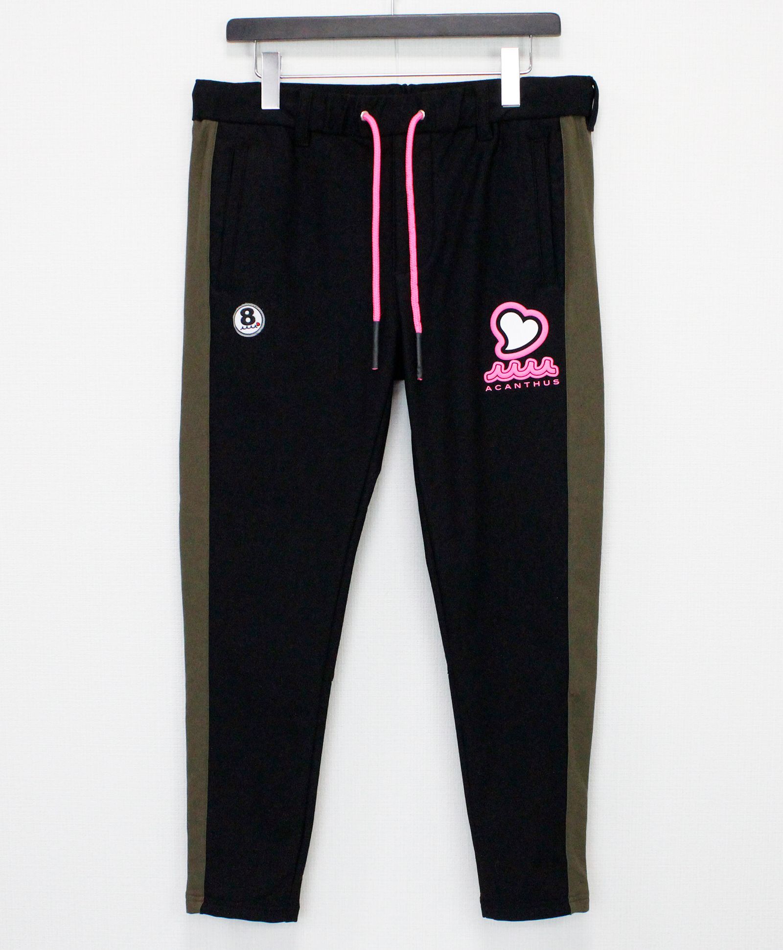 ⭐︎femt LIMITED⭐︎ muta MARINE × ACANTHUS  / muta sweet Logo HEAT PERFORMA Sideline Pants / ヒートパフォーマサイドラインパンツ / BLACK【MA2548SP】