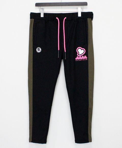 ⭐︎femt LIMITED⭐︎ muta MARINE × ACANTHUS  / muta sweet Logo HEAT PERFORMA Sideline Pants / ヒートパフォーマサイドラインパンツ / BLACK【MA2548SP】