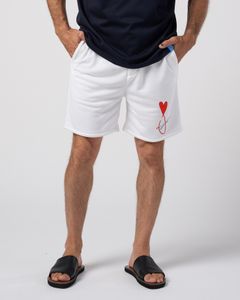 ☆先行予約☆Maison Honoré Paris× wjk  / ハートフィッシュフレンチテリーショーツ / heart fish dry french terry shorts / white 【505 hw03k】