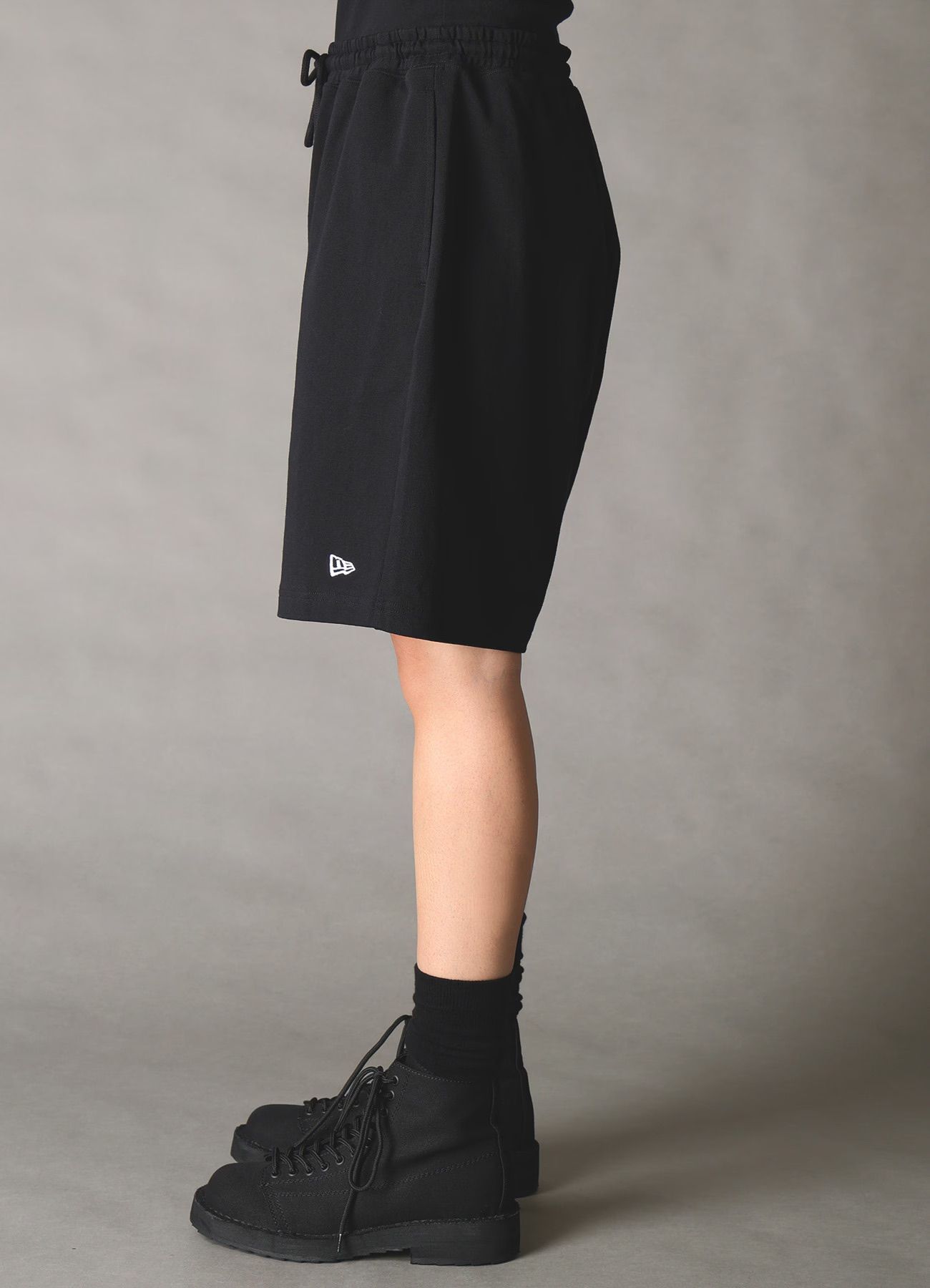 Ground Y×NEW ERA Ground Y BOX LOGO SHORT PANTS / BLACK [GK-P90-090-2]