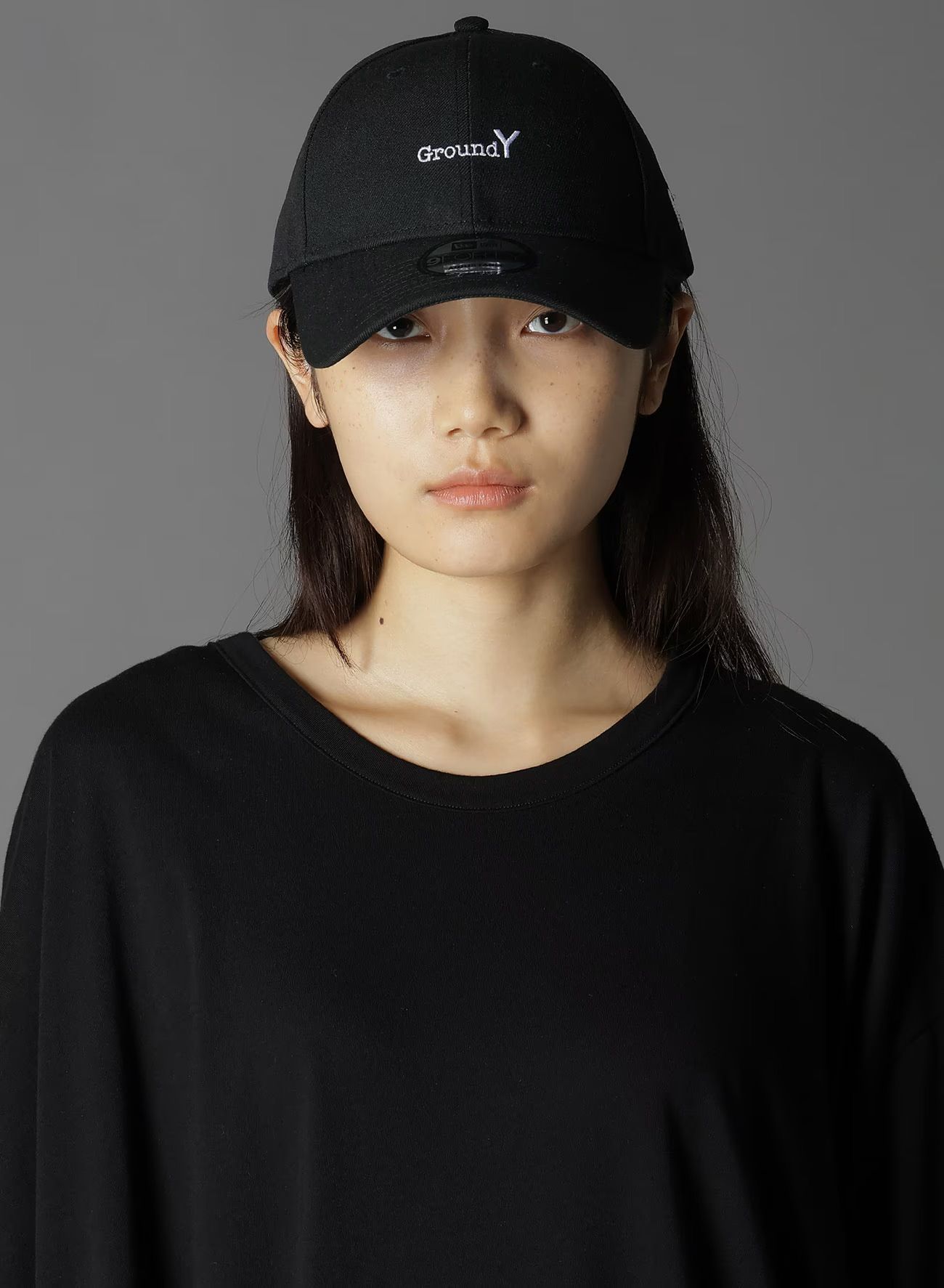 Ground Y×NEWERA(R) GROUND Y LOGO POLYESTER 9FORTY [GP-H50-080-1]