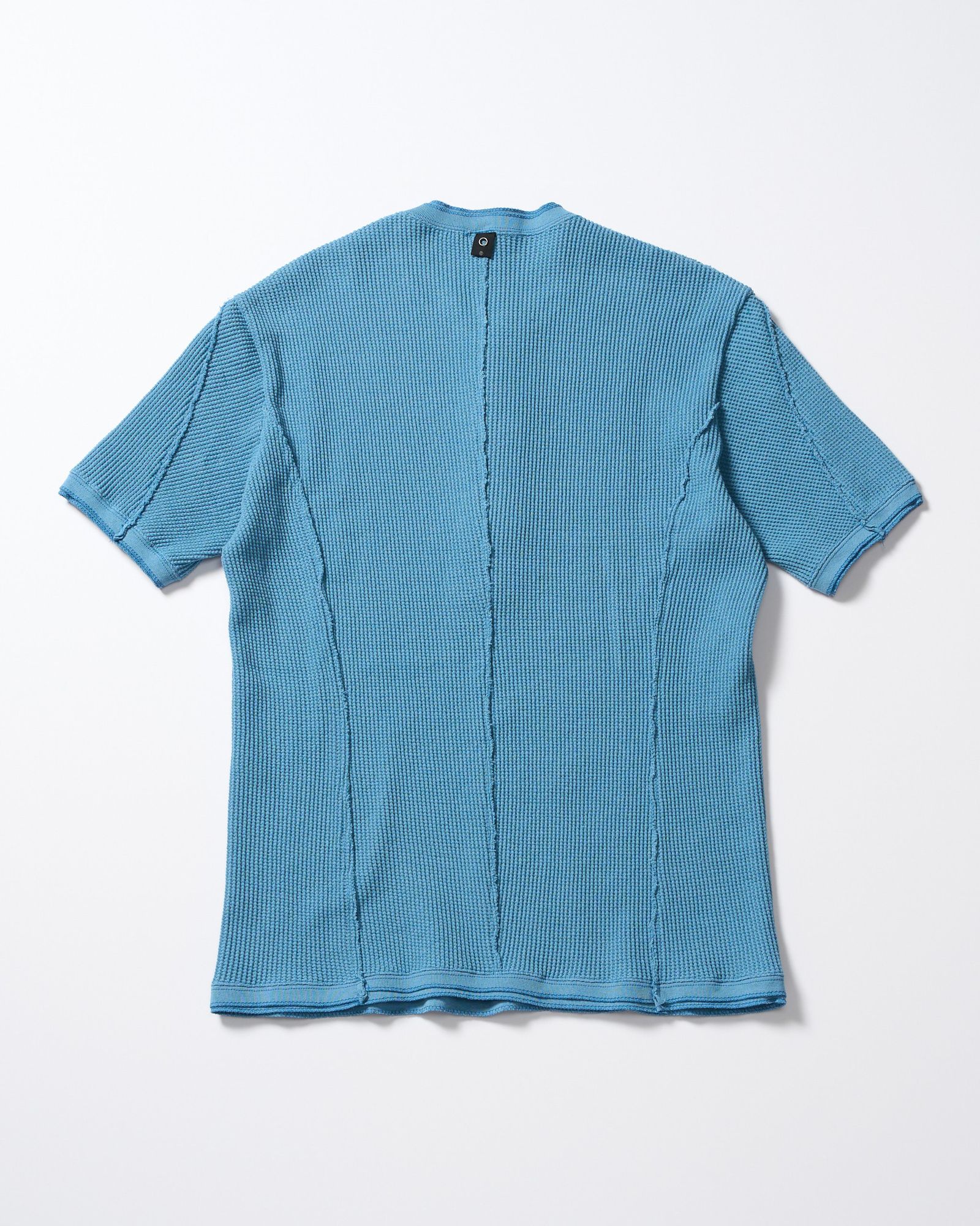 ☆先行予約☆ ワッフルヘンリーネック S/S  カットソー /  waffle henley S/S / L.BLUE[7131 wf19i]