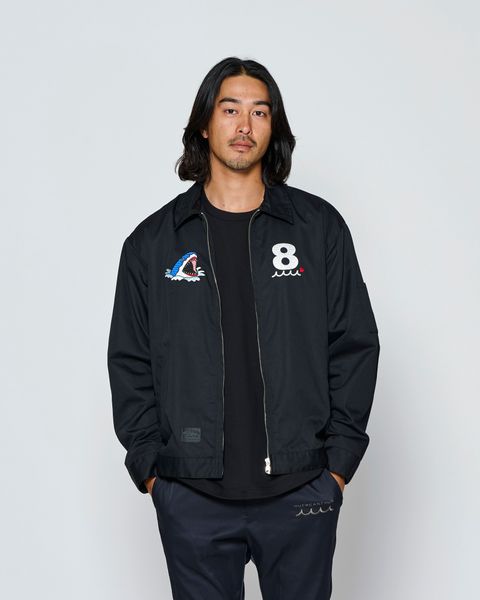 ☆先行予約☆muta MARINE × ACANTHUS  / スーベニアジャケット /  Souvenir Jacket / BLACK【MA2701】