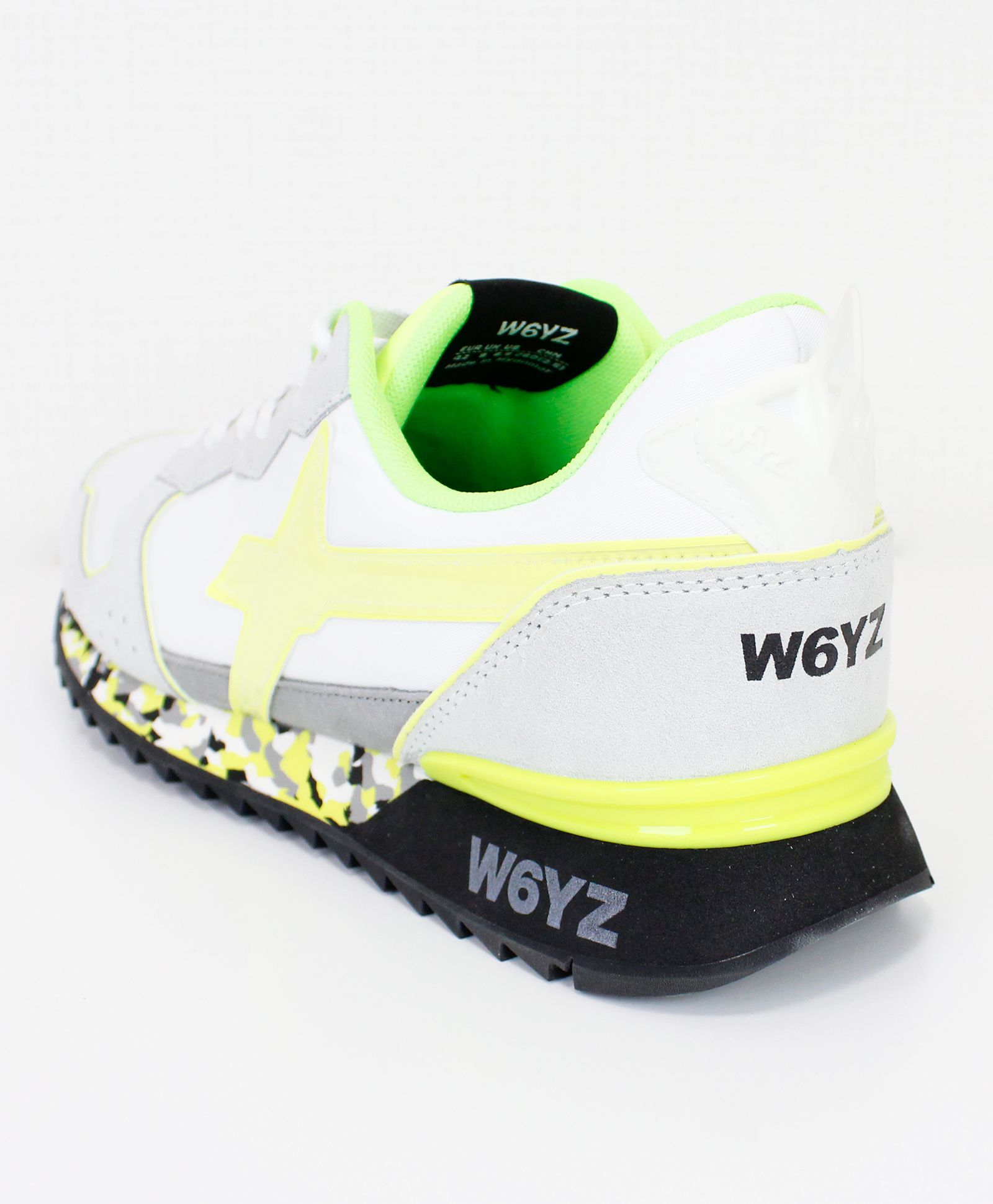 スニーカー / JET-M  / WHITE-YELLOW FLUO【41-1N40】