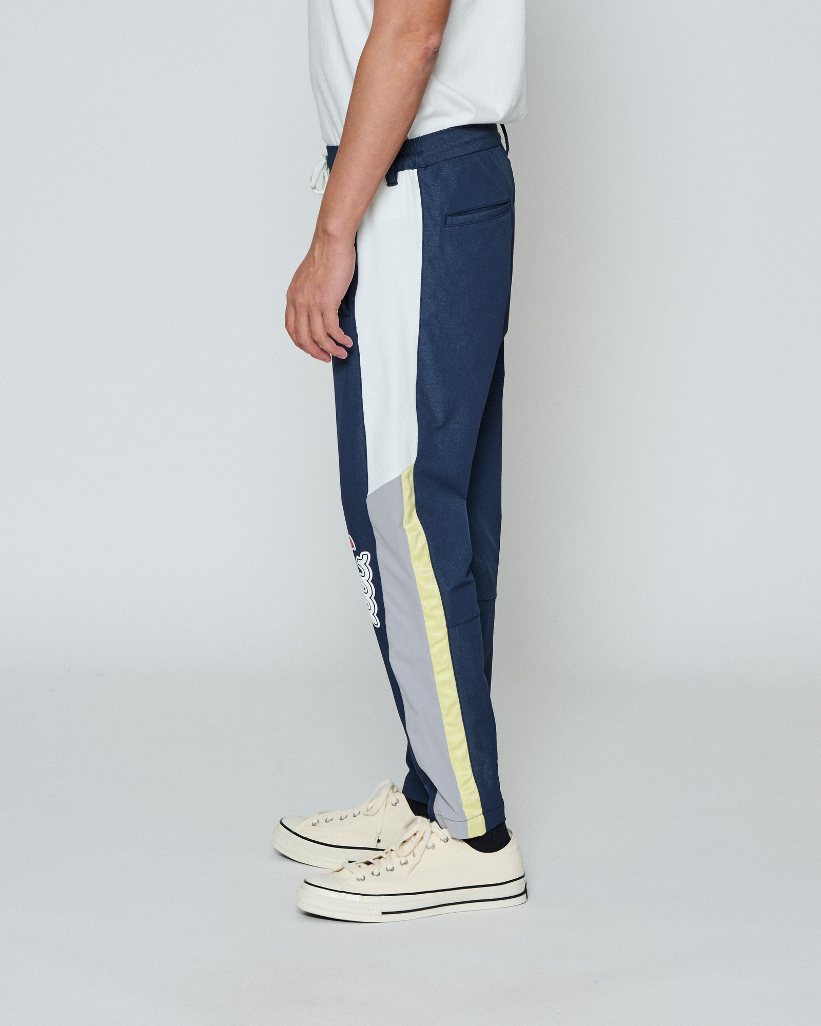 ☆先行予約☆ muta MARINE × ACANTHUS / スイートエクストラロゴラインパンツ / Sweet Extra Logo Line Pants / NAVY 【MA2699】