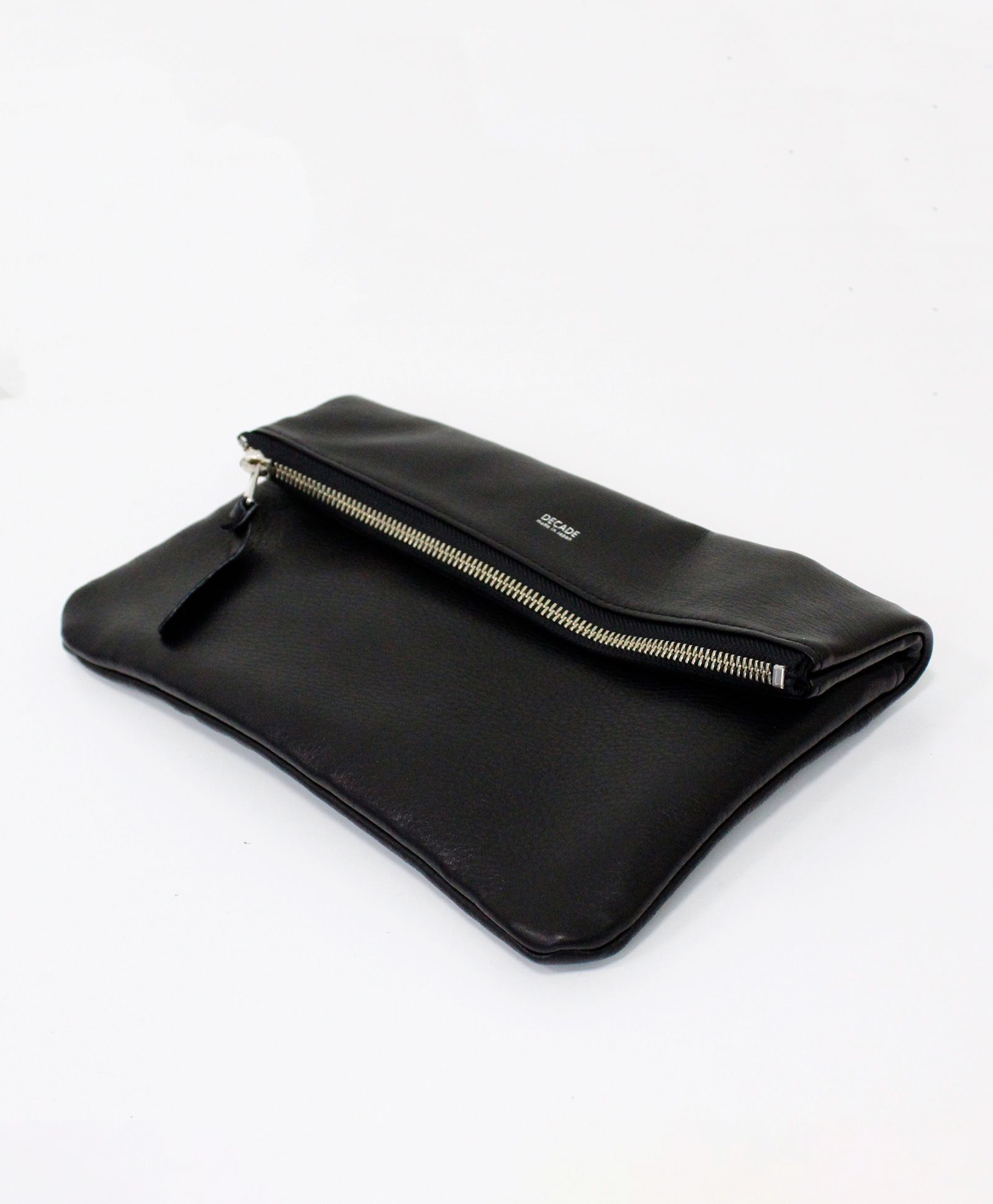 オイルドカウレザー・2wayミニクラッチショルダー / ブラック / Oiled Cow Leather 2way Mini Clutch Shoulder  / Black【DCD-01144】