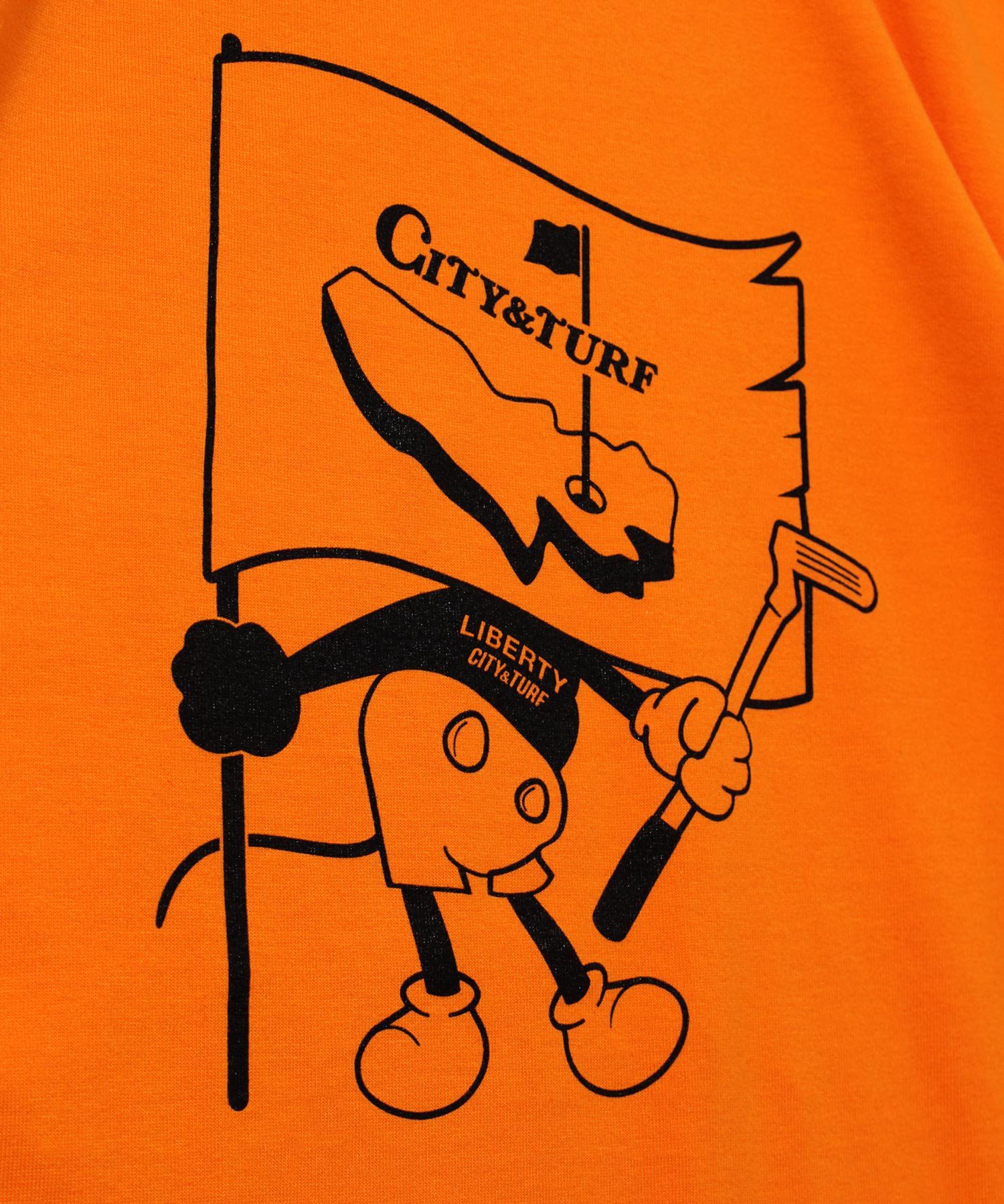 【CITY&TURF】 [MASTERS] Tシャツ / ORANGE [231066MT]