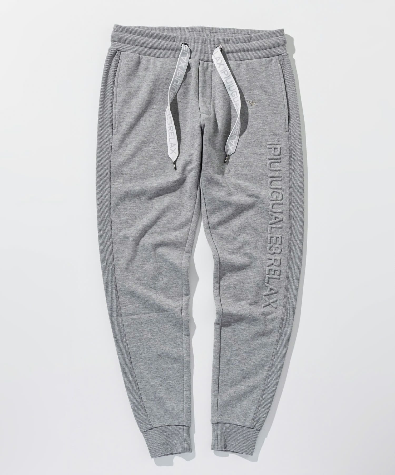 EMBOSSED LOGO JOGGER PANTS / エンボスロゴ ジョガーパンツ / グレー【USB-26083】