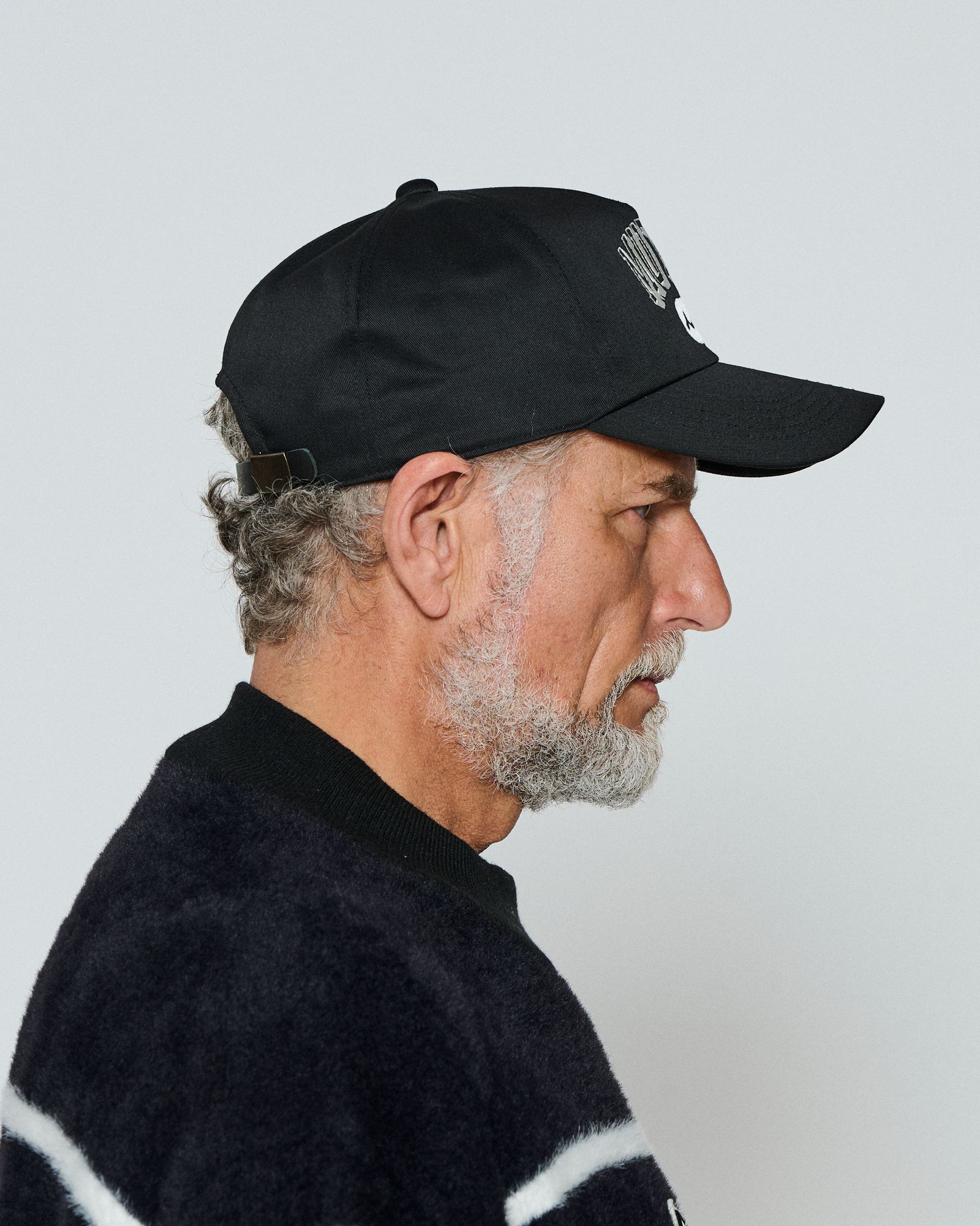 ☆先行予約☆ muta MARINE × ACANTHUS / カレッジロゴキャップ / Shadow College Logo Cap / BLACK 【MA2663】