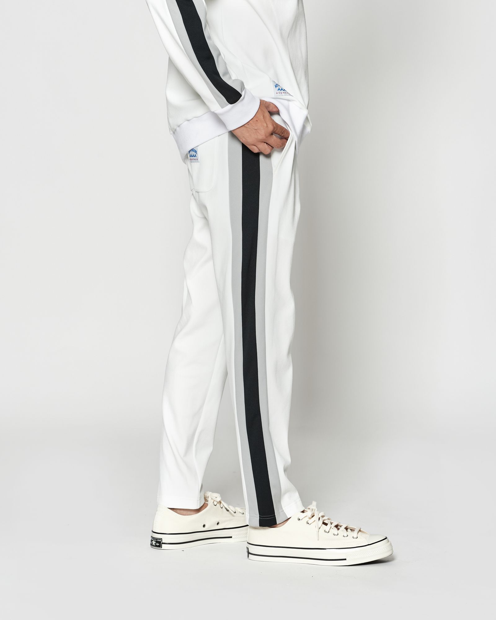 ☆先行予約☆muta MARINE × ACANTHUS / トラックパンツ / Track Pants / WHITE 【MA2608】