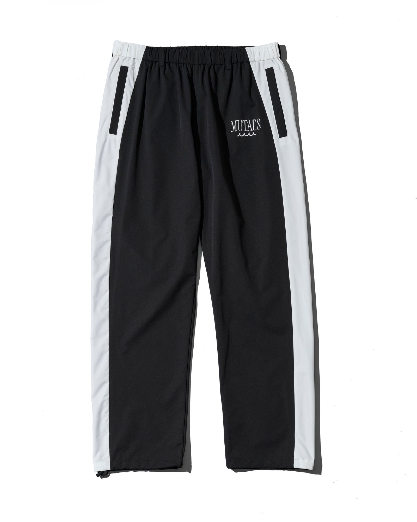 ☆先行予約☆muta MARINE × ACANTHUS  / サイドライントラックパンツ /  Side Line Track Pants / BLACK【MA2705】