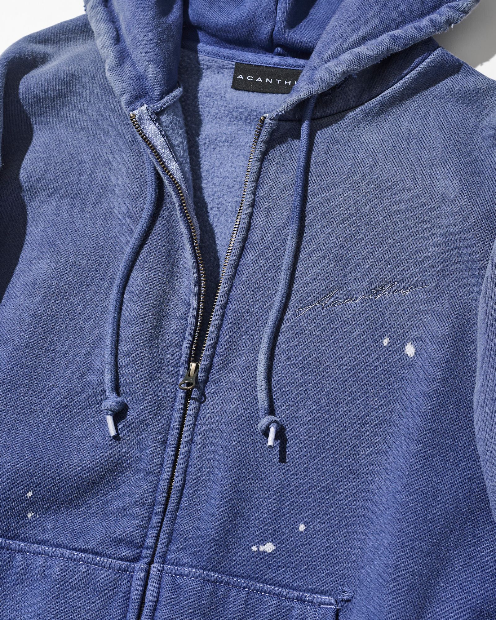 ☆先行予約☆  ダメージフーディー / パーカー / Damaged Hooded Sweatshirt / FADED NAVY 【DH2502】