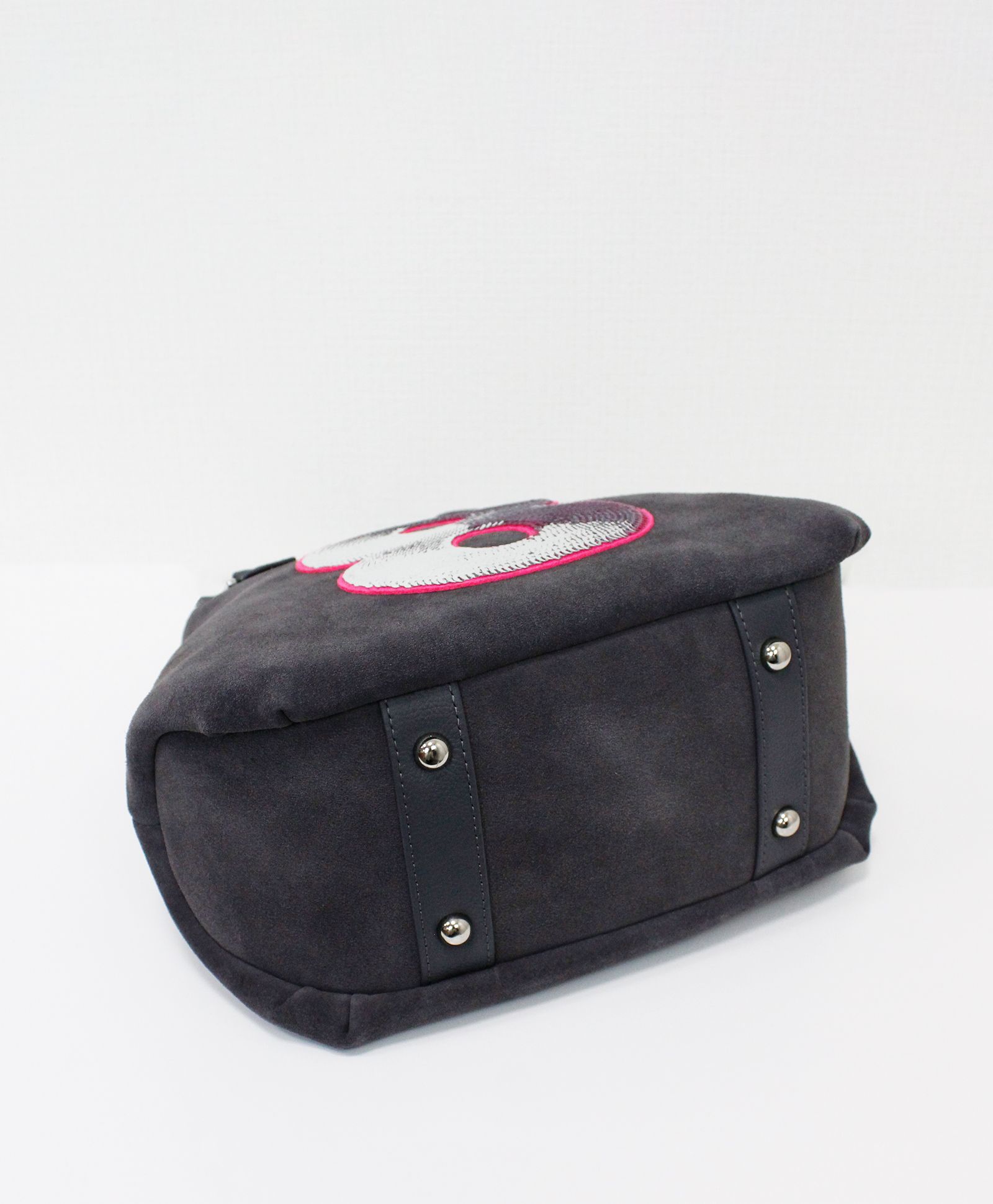 スエード 8バッグ (MINIサイズ)  / グレー [MUSG-241113]