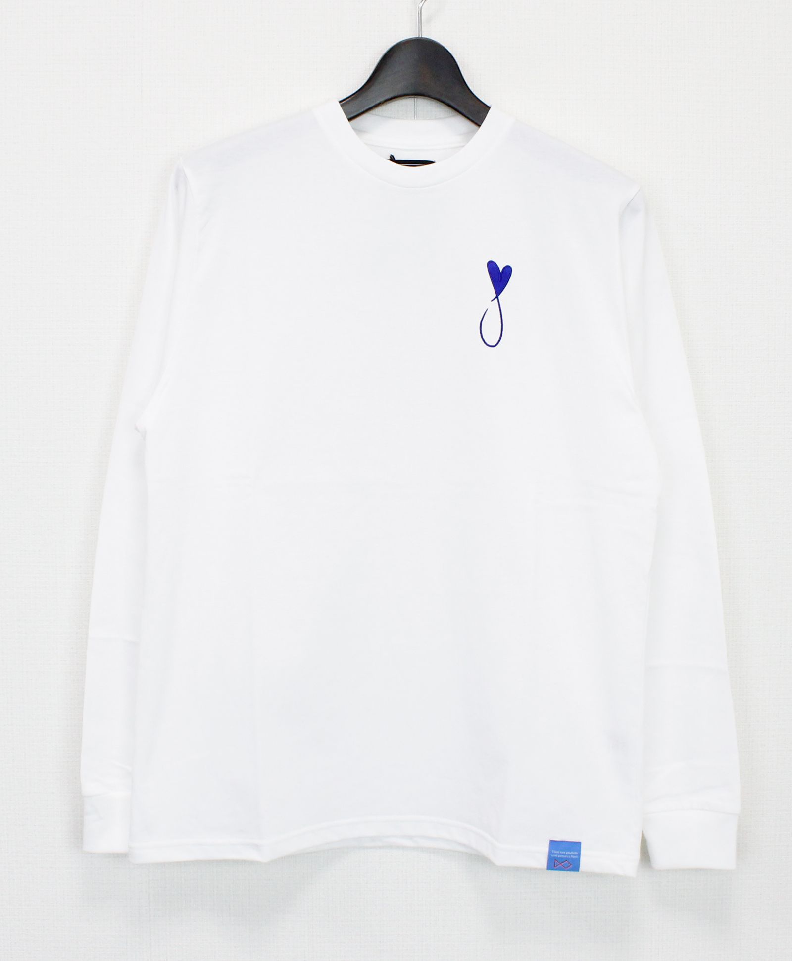 ロングスリーブTシャツ / Tiphanie / WHITE x ROYAL BLUE
