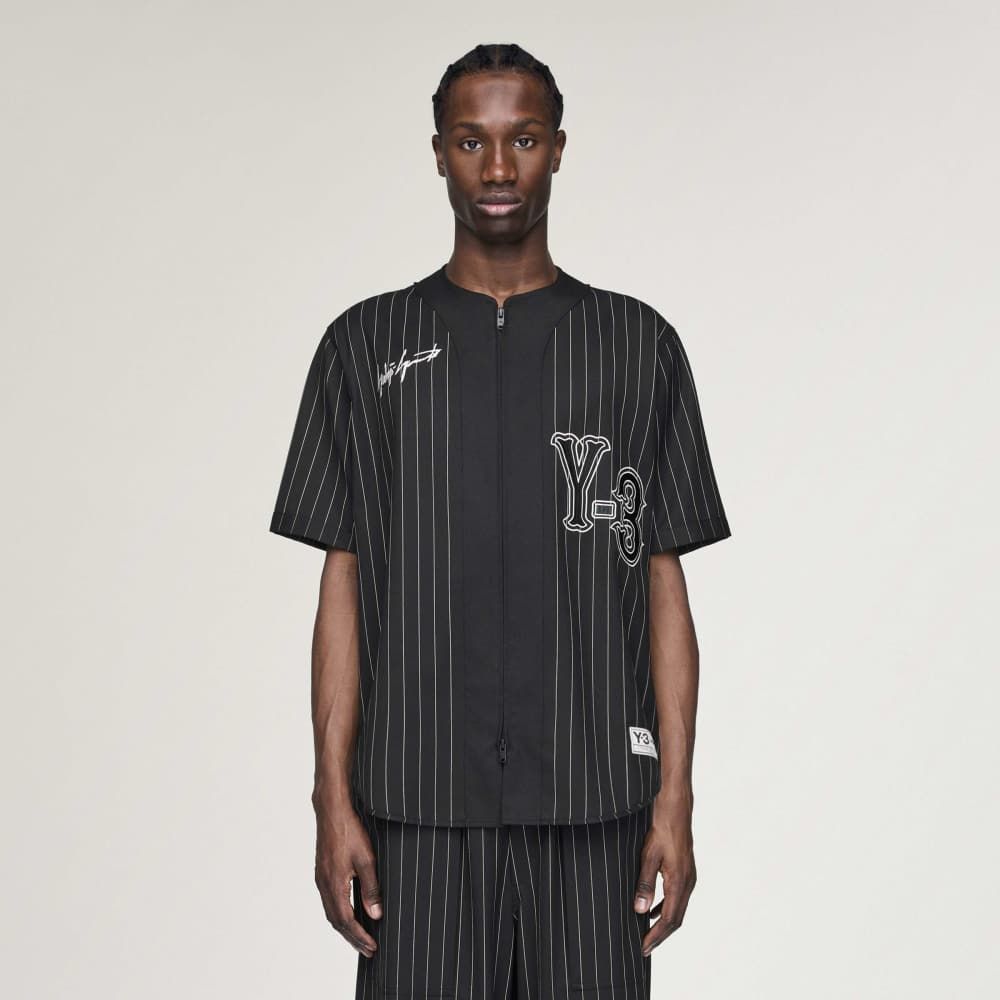 エリート 5 ベースボールシャツ / Y-3 ELITE 5 BASEBALL SHIRT / BLACK [KS7640-APPS26]