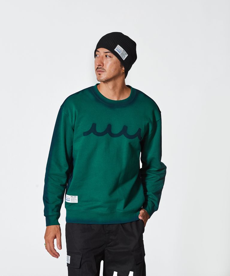 ACANTHUS - ACANTHUS × muta MARINE / muta Spray Line Crewneck 