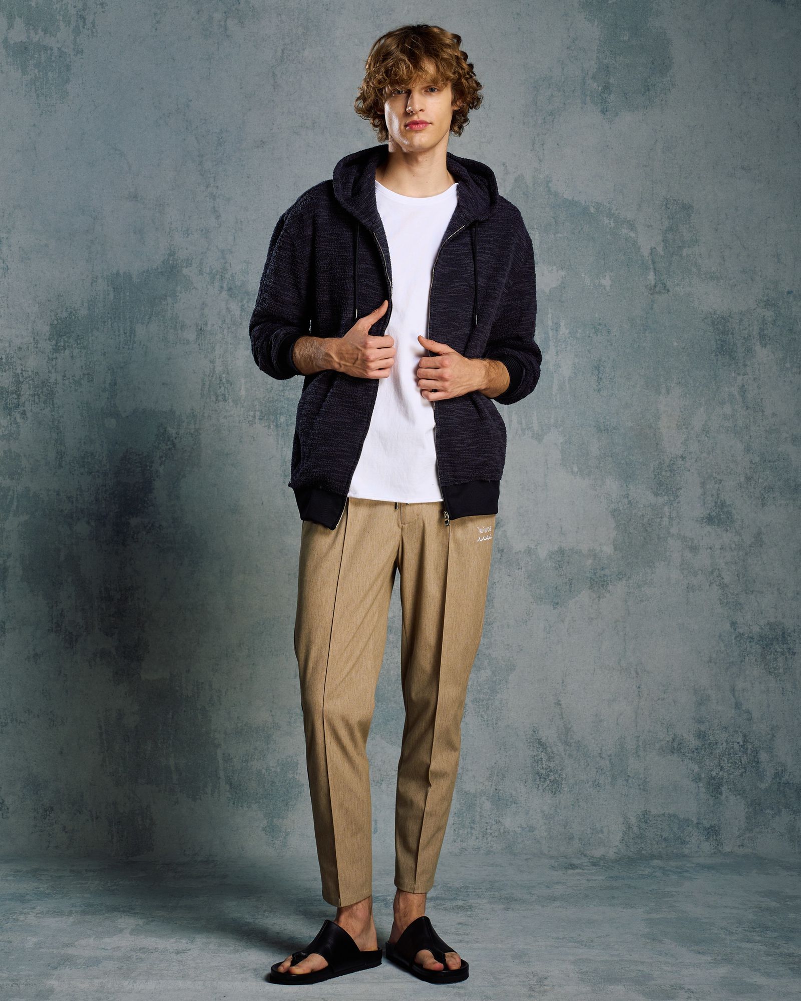 ☆先行予約☆ muta × wjk  / ピンタック イージースラックス / smart pin-tuck slacks  / CAMEL [501 mw01i]