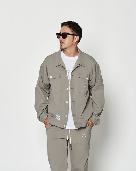 ☆先行予約☆muta MARINE × ACANTHUS  / トラッカージャケット / Trucker Jacket / GREY【MA2601】