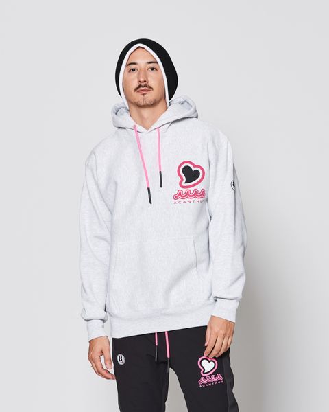 ☆先行予約販売2025年9月下旬～10月下旬頃入荷予定☆ ACANTHUS × muta MARINE / muta sweet muta Hooded Sweatshirts / パーカー / GRAY 【MA2545】