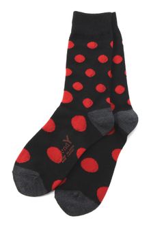 DOT SOCKS / ドットソックス / レッド [GA-M02-092-2]