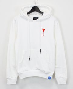 プルオーバーパーカー / Tiphanie Hoodie / White x Red