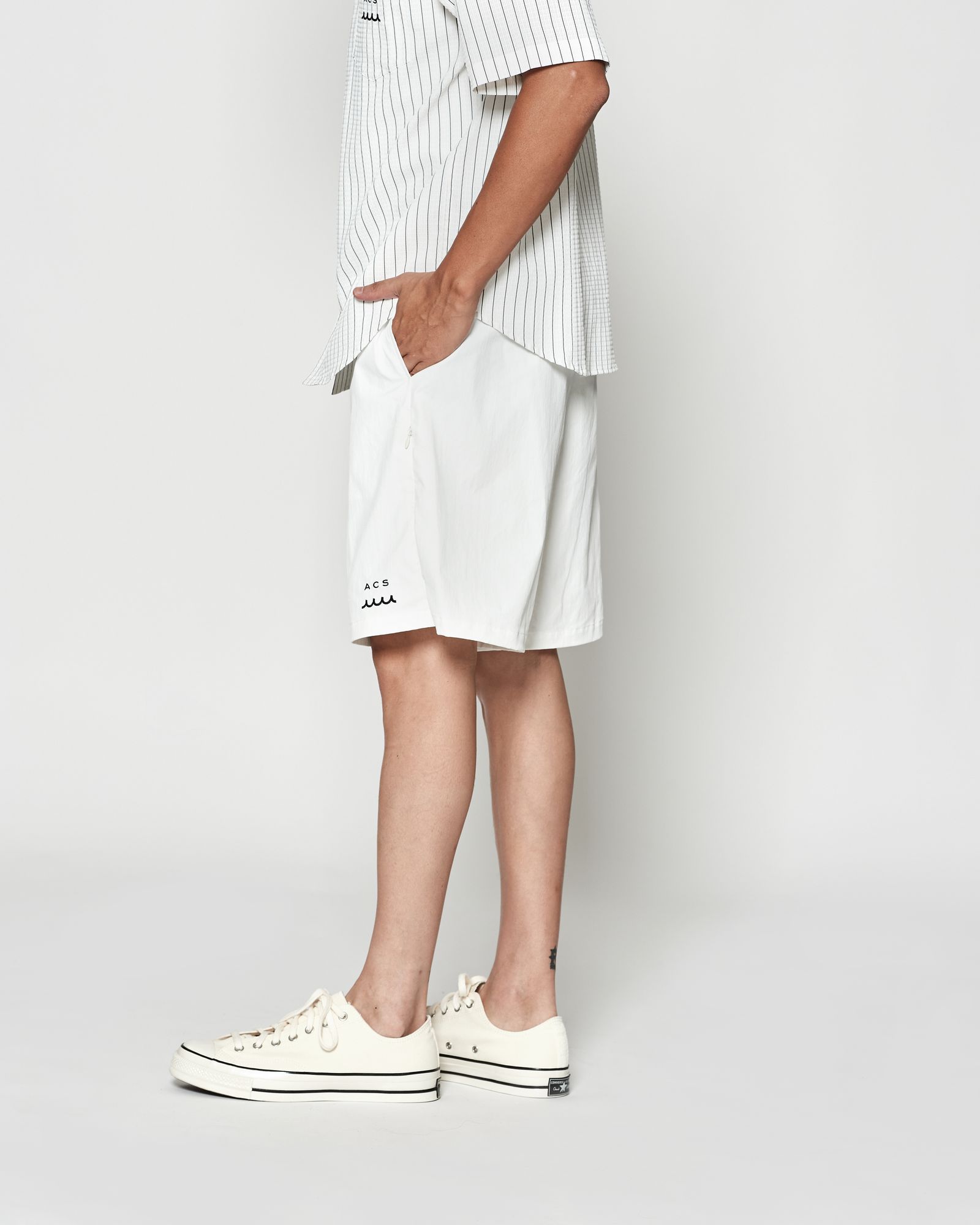☆先行予約☆muta MARINE × ACANTHUS  / ベンチレーションショーツ /  Ventilation Shorts / WHITE【MA2606】
