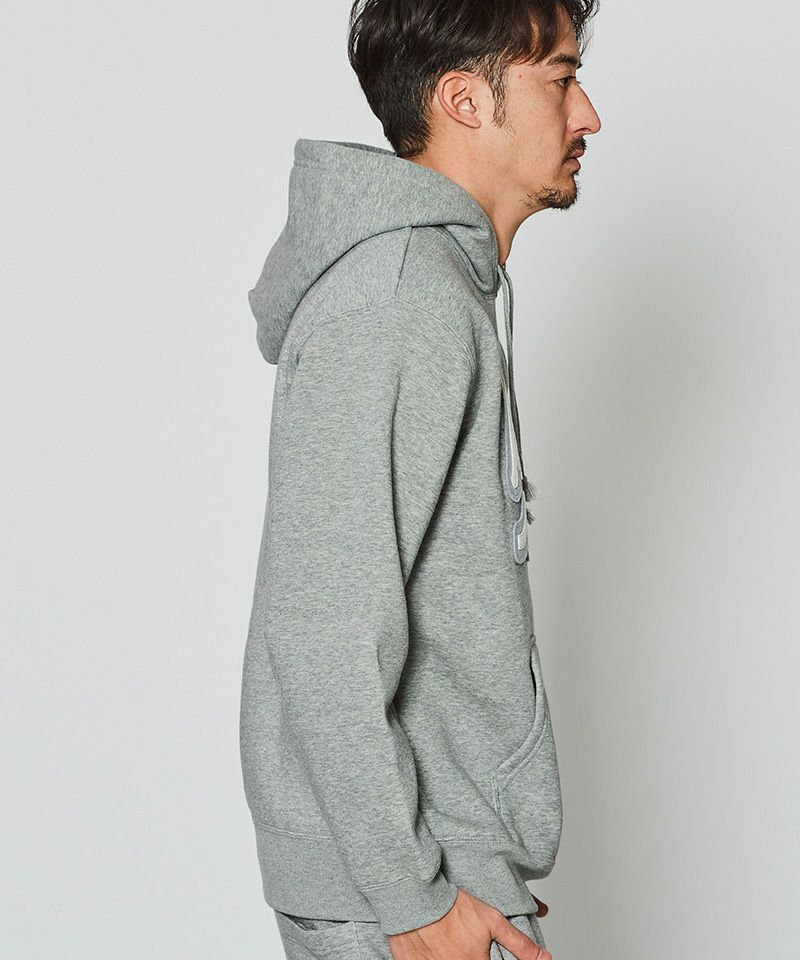 ACANTHUS x muta MARINE / muta Script Logo Hooded Sweatshirts / パーカー / GREY / MA2432