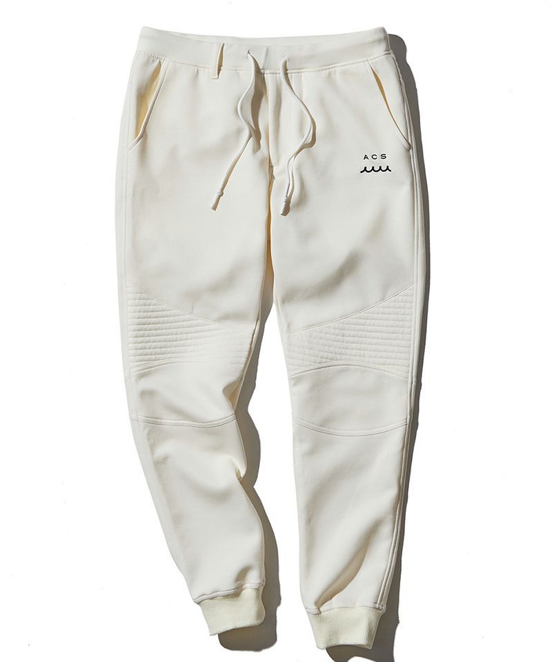 ACANTHUS x muta MARINE / Double-knit Biker Pant / イージーバイカーパンツ / WHITE / MA2428