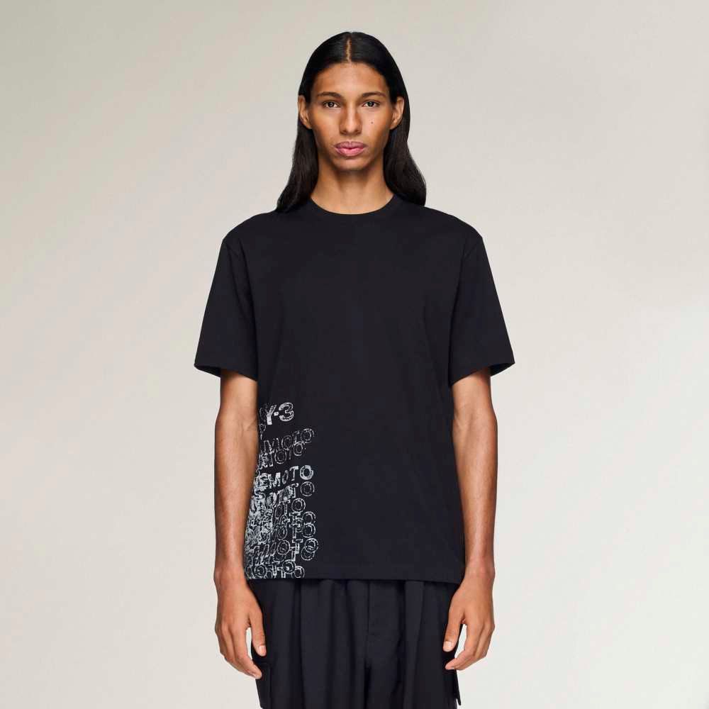 グラフィックショートスリーブTシャツ / Y-3 GFX SHORT SLEEVE TEE / BLACK [KR2223-APPS26]
