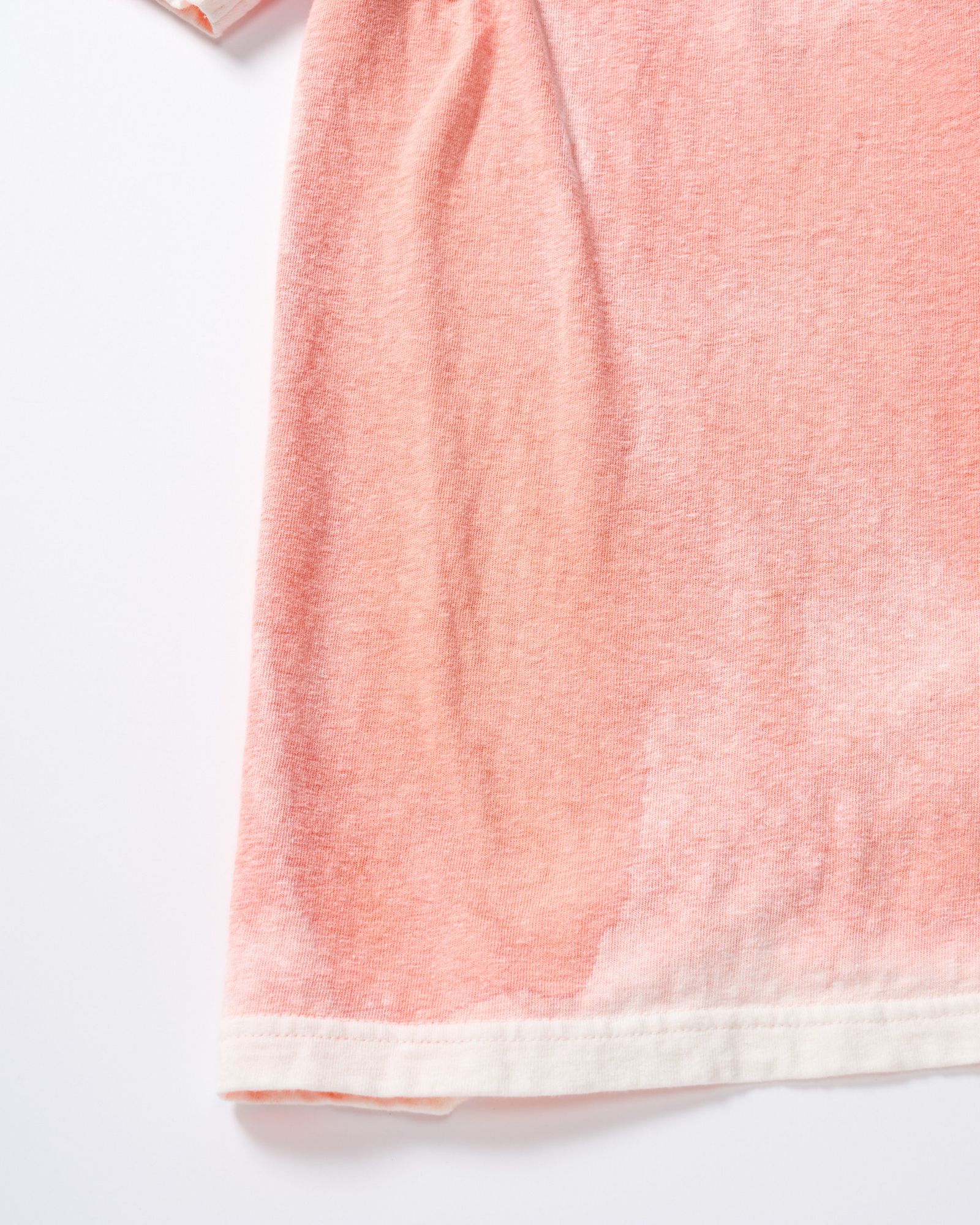 ☆先行予約☆ スプレー加工カットソー /  back-spray dye S/S / FADE ORANGE [7135 cj75i]