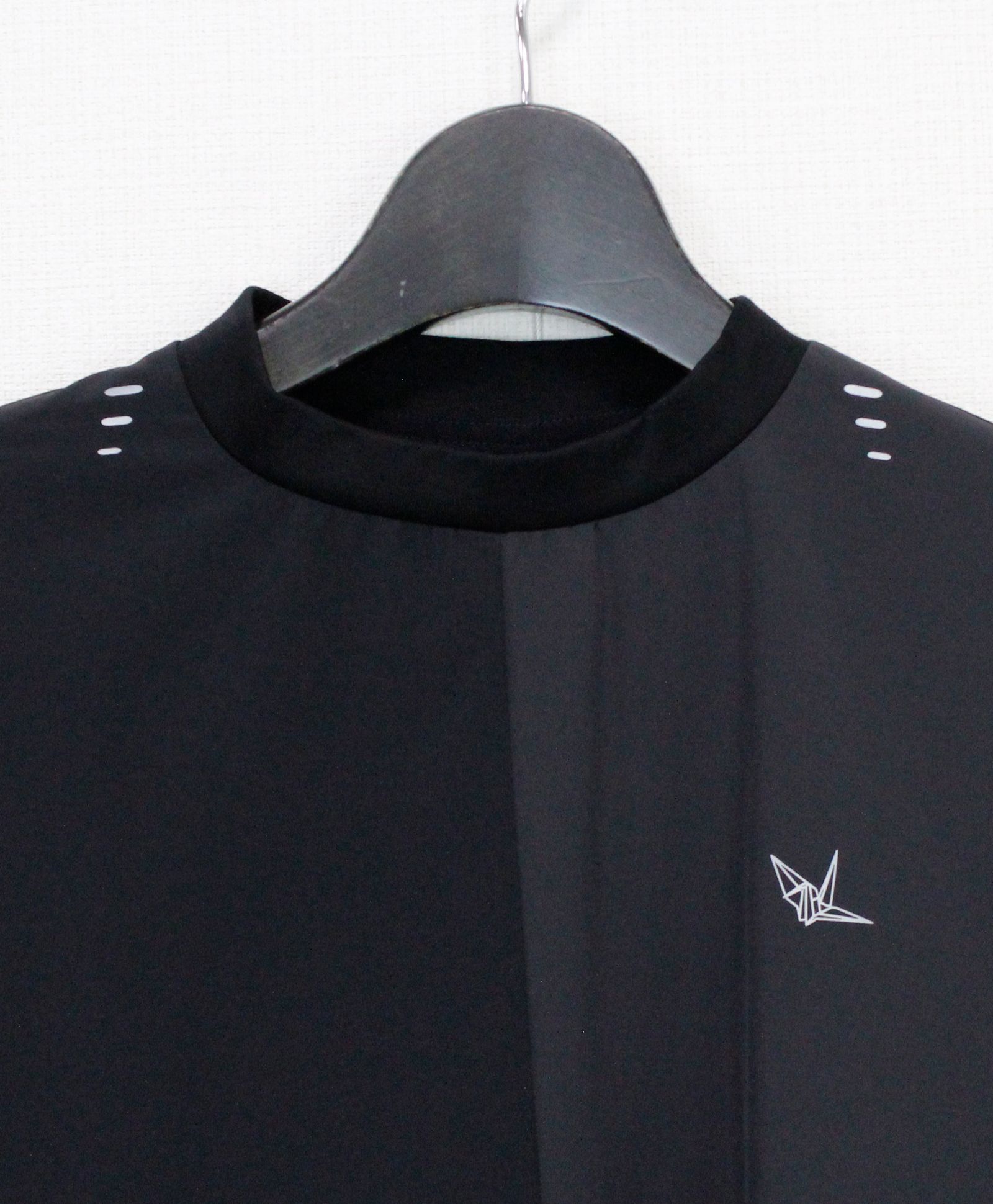 バイカラーランニング半袖Tシャツ / ブラック【UST-26032】