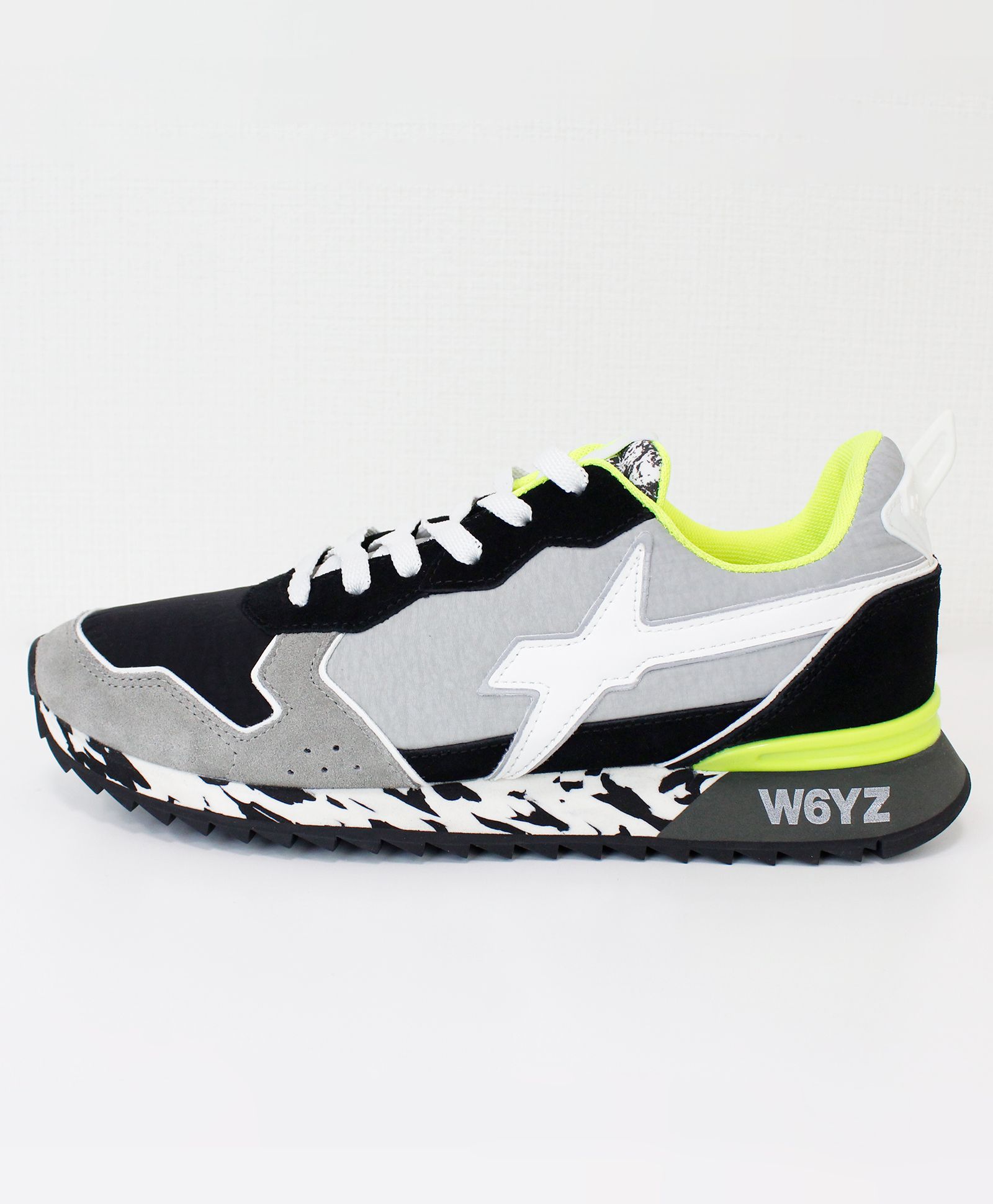 スニーカー / JET-M  / DARK GREY-BLACK-WHITE【39-1B97】
