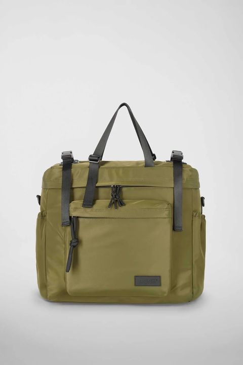 リュック バックパック ハンド ショルダー バッグ 2WAY / イースト+ウェスト リサイクルナイロン 防水 / Lサイズ / ヴェルドーネ(オリーブグリーン) [ZAEWRL003 VERDE]