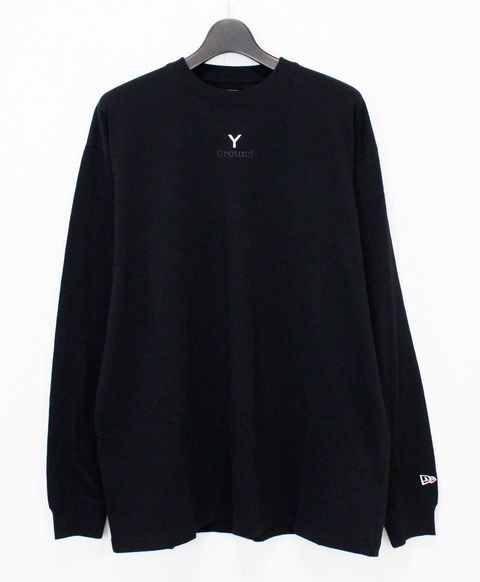 Ground Y×NEWERA(R) L/S TEE / BLACK [GL-T90-081-2]