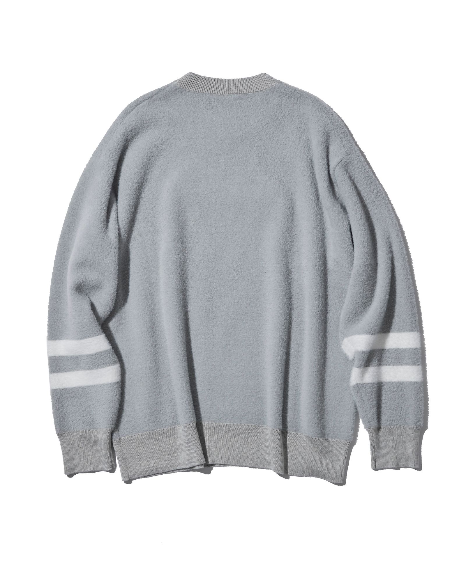 ☆先行予約販売2025年10月下旬～11月下旬頃入荷予定☆ ACANTHUS × muta MARINE / muta Fur Knit Crewneck / ニット / GRAY 【MA2544】