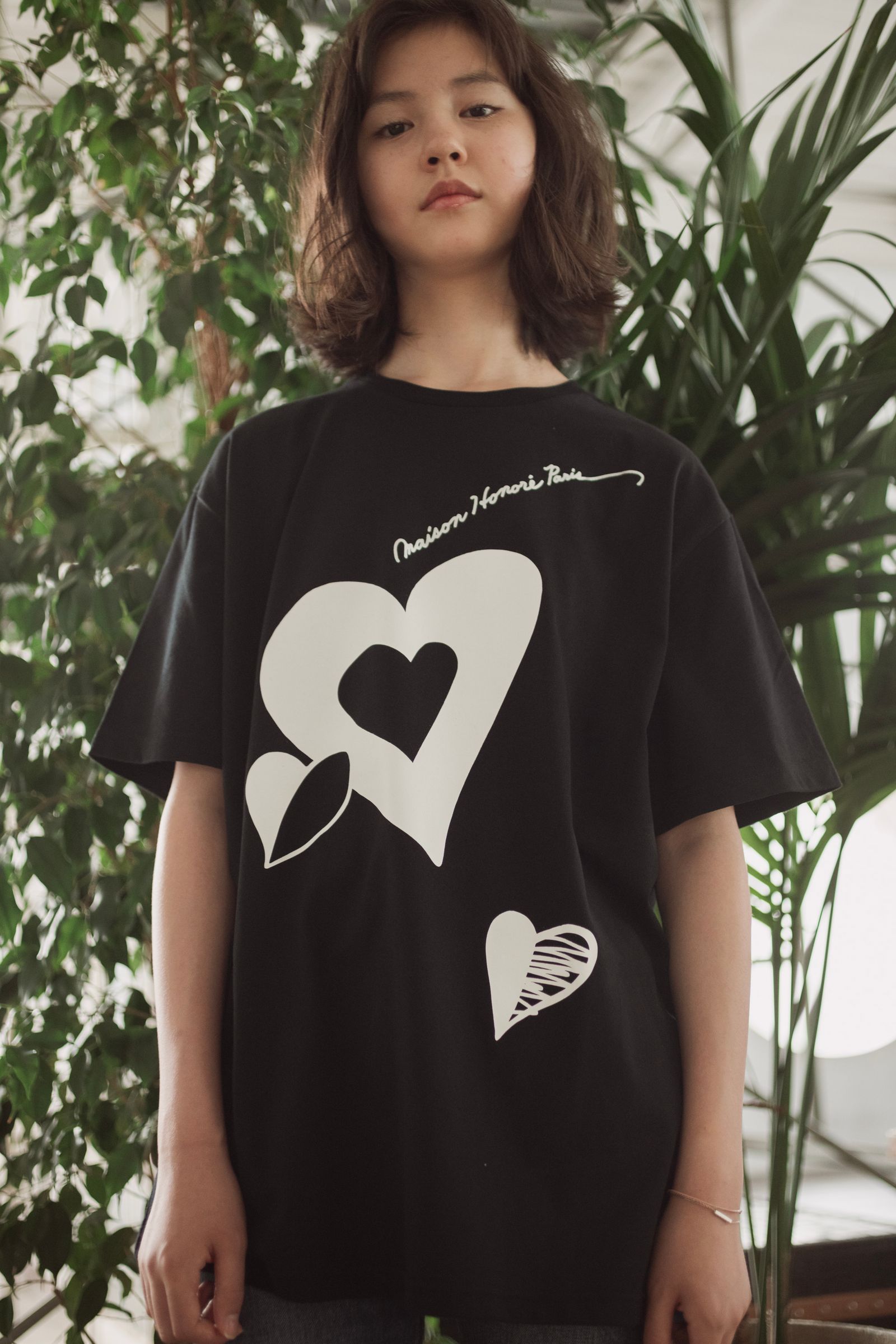 Tシャツ / Pothos / BLACK