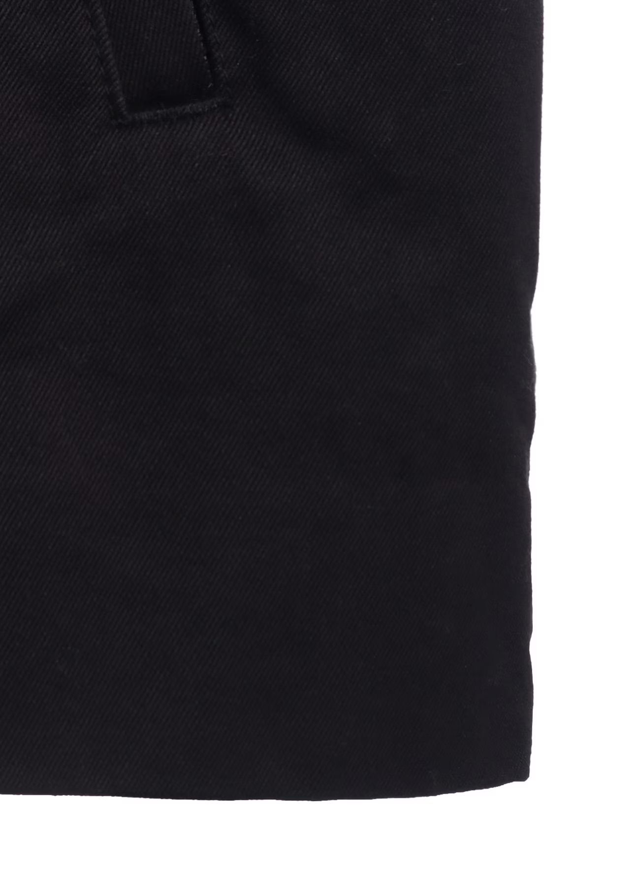 WHIPCORD LILY EMBROIDERED SOUVENIR JACKET / BLACK x WHITE [GQ-J06-032-2]