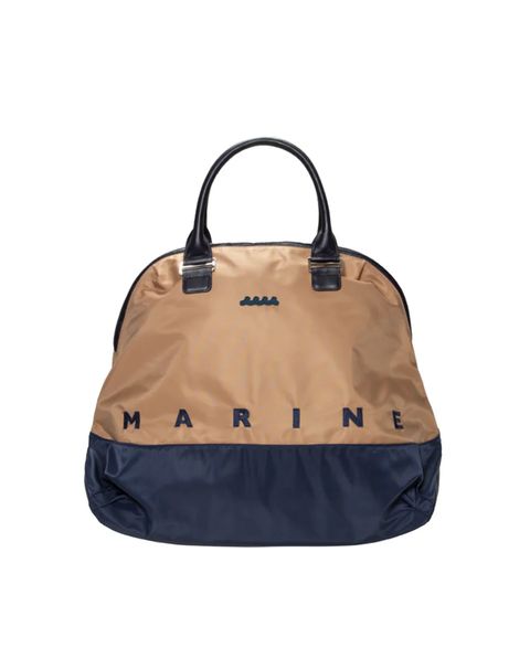 ムータマリン トートバッグ ベージュ×ネイビー （muta（ムータ